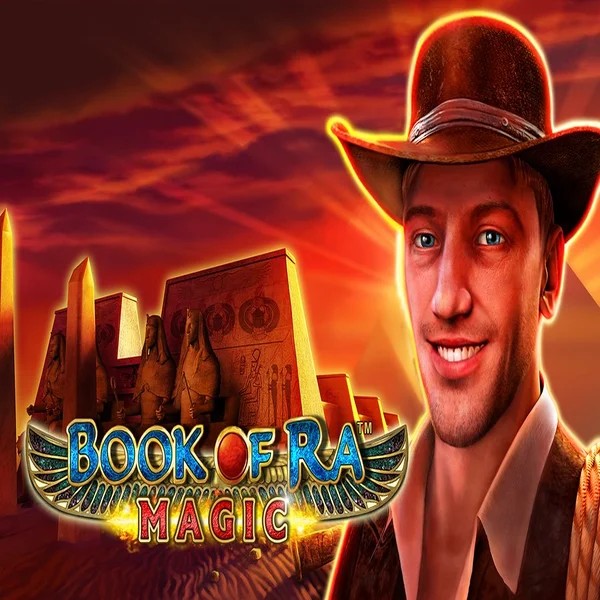 Book of Ra Magic game by Greentube – logo hosted on Golden Panda Casino