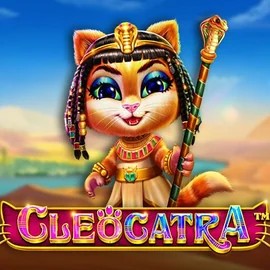 Cleocatra slot logo by Pragmatic Play at Golden Panda Casino
