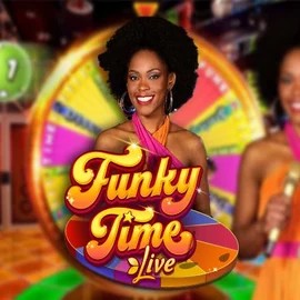Live Casino logo of Funky Time from Evolution at Golden Panda Casino
